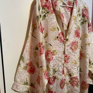 Floral Satin Blouse